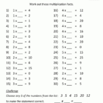 Multiplication Practice Worksheets To 5X5 pertaining to Multiplication Worksheets 4S And 5S