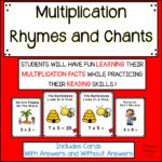 Multiplication Rhymes And Chants | Multiplication intended for Free Printable Multiplication Rhymes