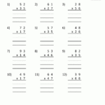 Multiplication Sheets 4Th Grade with Free Printable Long Multiplication