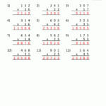 Multiplication Sheets 4Th Grade with regard to Printable Long Multiplication