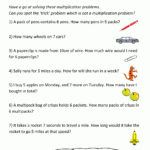 Multiplication Word Problem Worksheets 3Rd Grade With Multiplication Worksheets Year 3 Pdf