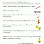 Multiplication Word Problem Worksheets 3Rd Grade with Multiplication Worksheets Year 3 Pdf