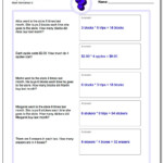 Multiplication Word Problems for Multiplication Worksheets 9Th Grade