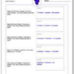 Multiplication Word Problems intended for Multiplication Worksheets Year 3