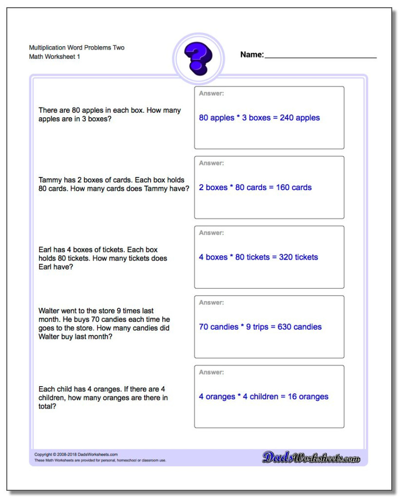 Multiplication Word Problems Within Multiplication Worksheets 9Th Grade Multiplication Word Problems Within Multiplication Worksheets 9Th Grade