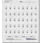 Multiplication Worksheet Dad's Rule #3 Any Number X 10 for Multiplication Worksheets 3's