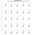 Multiplication Worksheets 2Nd Grade Ntables Free Ntable Back for Printable Multiplication Worksheets Grade 7