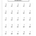 Multiplication Worksheets 2Nd Grade Ntables Free Ntable Back pertaining to Multiplication Worksheets 50 Problems