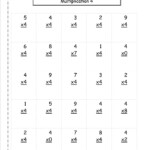 Multiplication Worksheets And Printouts inside Worksheets In Multiplication For Grade 4