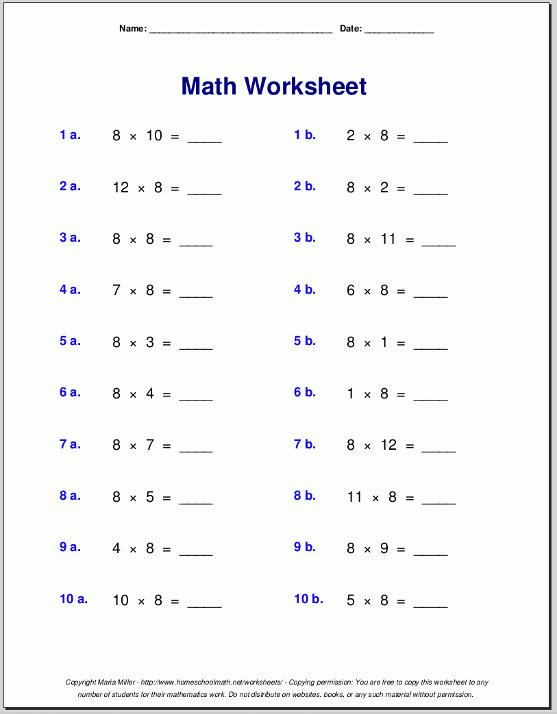 Multiplication Worksheets For Grade 3 inside 6 Multiplication Worksheets Pdf Multiplication Worksheets For Grade 3 inside 6 Multiplication Worksheets Pdf