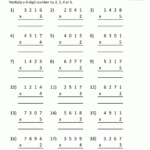 Multiplication Worksheets Year 5 | Kids Activities for Multiplication Worksheets Ks2 Year 5