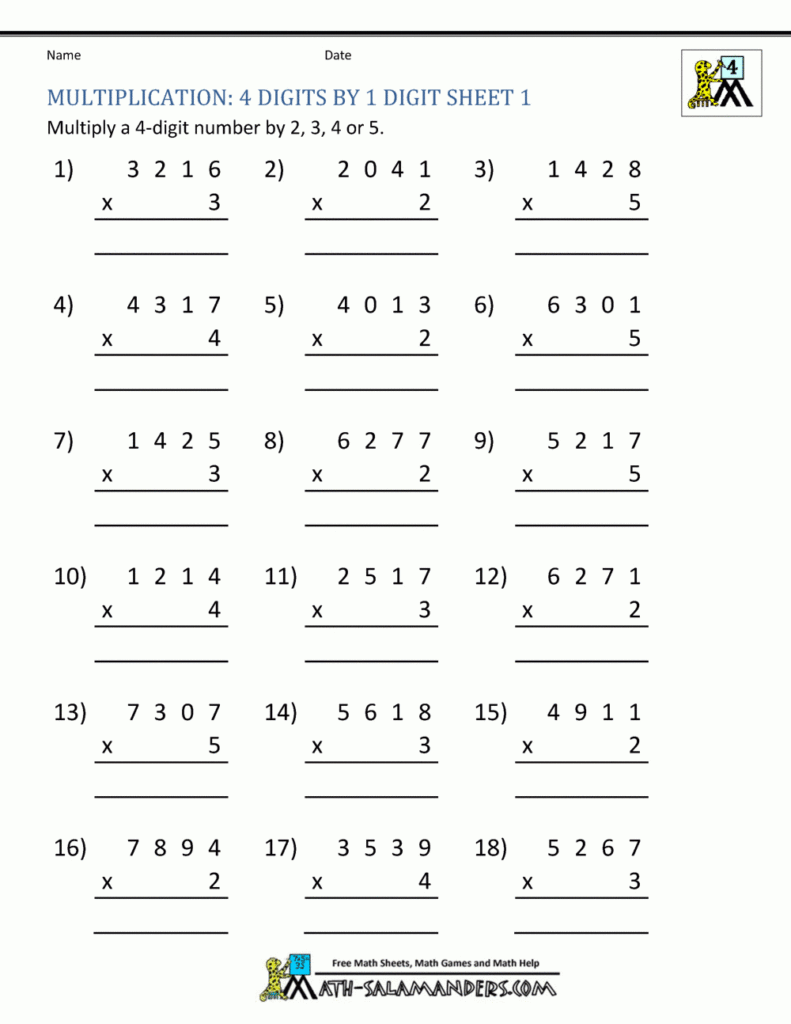 Multiplication Worksheets Year 5 | Kids Activities For Multiplication Worksheets Ks2 Year 5 Multiplication Worksheets Year 5 | Kids Activities For Multiplication Worksheets Ks2 Year 5