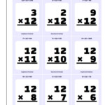 Multiplication10, 11, 12 Flash Cards with Printable Multiplication Flashcards 0-12