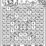 Multiply And Color Hidden Pictures {Christmas} | Math Sheets With Regard To Free Printable Multiplication Hidden Pictures