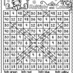 Multiply And Color Hidden Pictures {Christmas} | Math Sheets with regard to Free Printable Multiplication Hidden Pictures