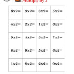 Multiply1 To 9 Worksheets Practice Sports (1 9 Inside Printable Multiplication 2X2
