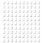 Multiplying 1 To 126 (All) | Math Multiplication within Printable Multiplication By 6