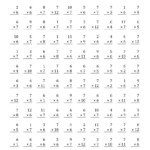 Multiplying 1 To 126 And 7 (C) | Multiplication Facts With Regard To Multiplication Worksheets 6 Facts