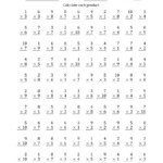 Multiplying1 To 9 With Factors 1 To 10 (100 Questions) (A) for Printable Multiplication Problems 100