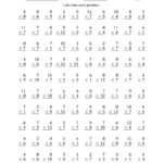 Multiplying6 To 8 With Factors 1 To 12 (100 Questions) (A) inside Multiplication Worksheets 6-12