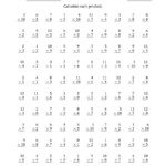 Multiplyinganchor Facts 0, 1, 2, 3, 4, 5, 6, 7, 8, 9 And in Multiplication Worksheets 6 7 8 9