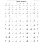 Multiplyinganchor Facts 0, 1, 2, 3, 4, 5, 6, 7, 8, 9 And intended for Multiplication Worksheets 6 Facts