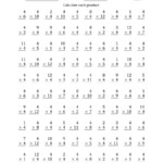 Multiplyingfour (4) With Factors 1 To 12 (100 Questions) (A) with Multiplication Worksheets 4S