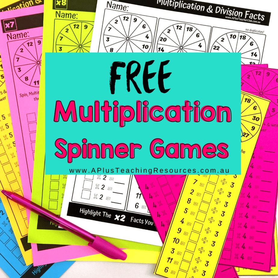 Must Have Free Printable Multiplication Games – A Plus for Printable Multiplication Activities