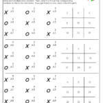 Name: Multiplication Tic Tac Toe   Super Teacher Worksheets Inside Multiplication Worksheets X3 And X4