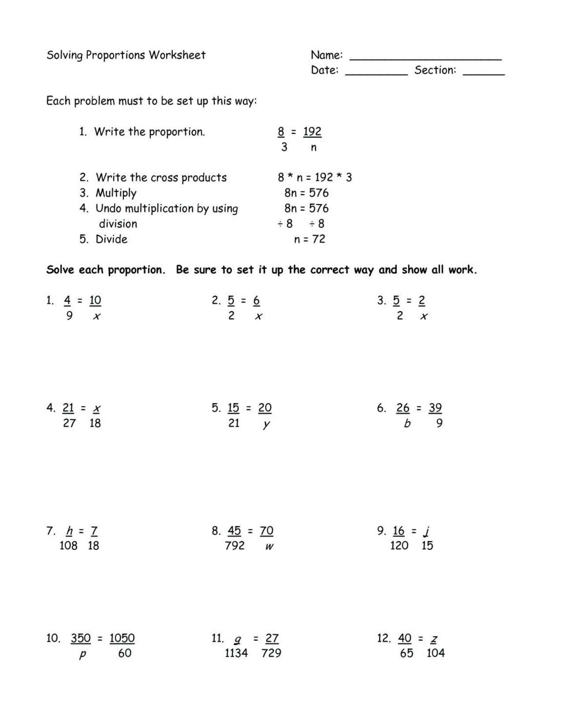 Number Resources Math Worksheets Ratios Propor | Alicanteapaneca pertaining to Multiplication Worksheets 7 Grade