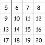 Number+Cards+1-20 | Free Printable Numbers, Number pertaining to Large Printable Multiplication Flash Cards