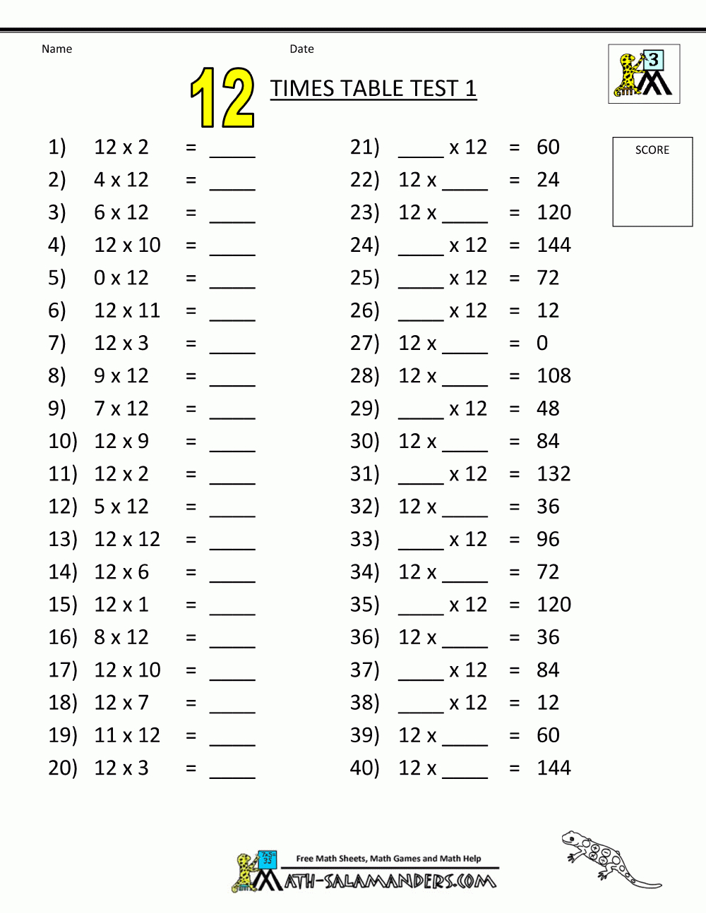 Pin On Dean's Worksheets throughout Printable Multiplication Quizzes 0-12 Pin On Dean's Worksheets throughout Printable Multiplication Quizzes 0-12