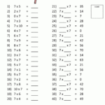 Pin On Korrutustabel inside Free Printable 7 Multiplication Worksheets