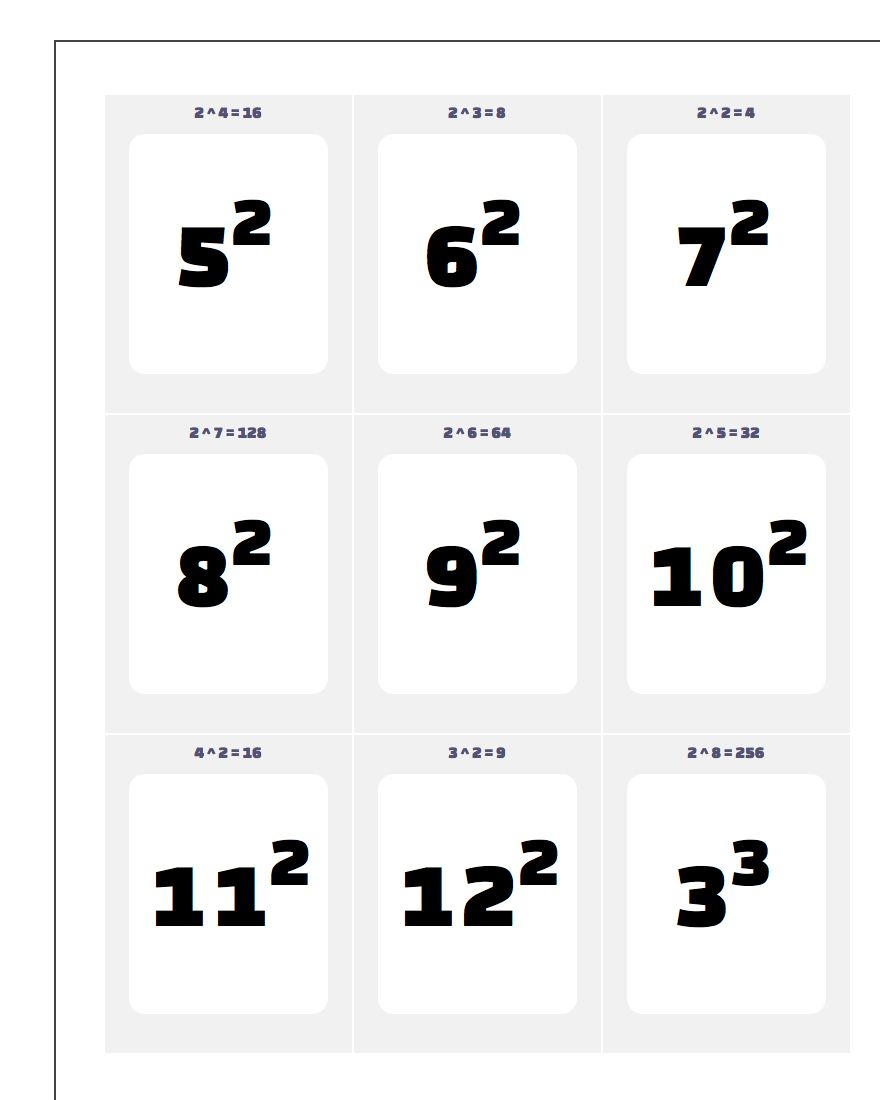 Printable Flash Cards intended for Large Printable Multiplication Flash Cards