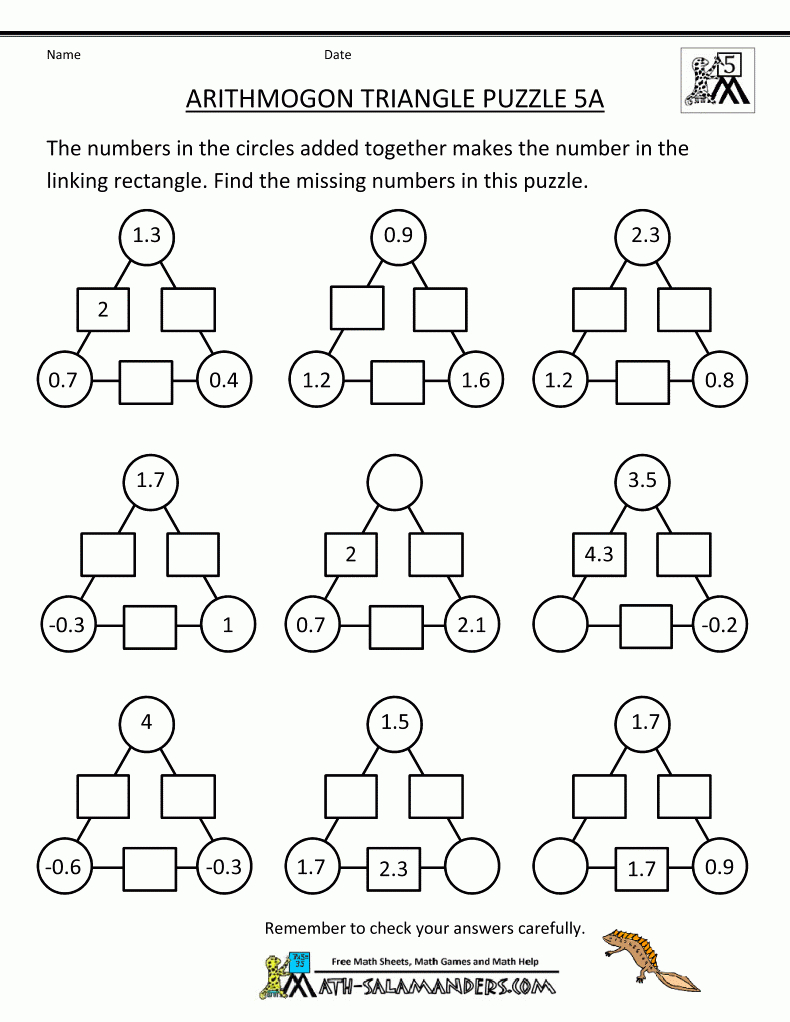 Printable Math Puzzles 5Th Grade | Maths Puzzles, Math with Printable Multiplication Puzzles Printable Math Puzzles 5Th Grade | Maths Puzzles, Math with Printable Multiplication Puzzles