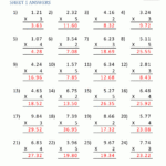 Printable Multiplication Sheet 5Th Grade Regarding Printable Decimal Multiplication Games