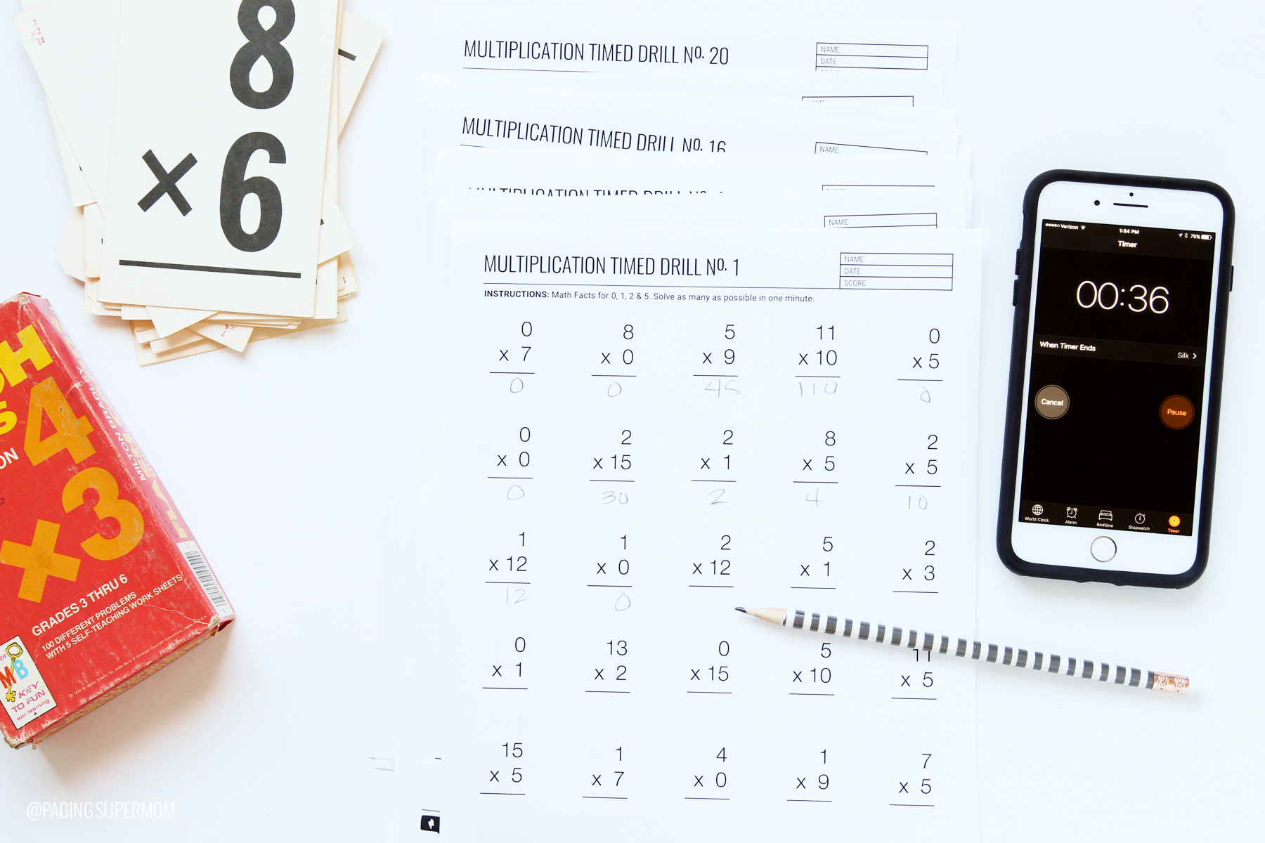 Printable Multiplication Worksheets – 20 Free Worksheets with Multiplication Race Printable Printable Multiplication Worksheets - 20 Free Worksheets with Multiplication Race Printable