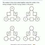 Printable Number Puzzles Arithmogon Triangle Puzzle 1B in Printable Multiplication Triangles