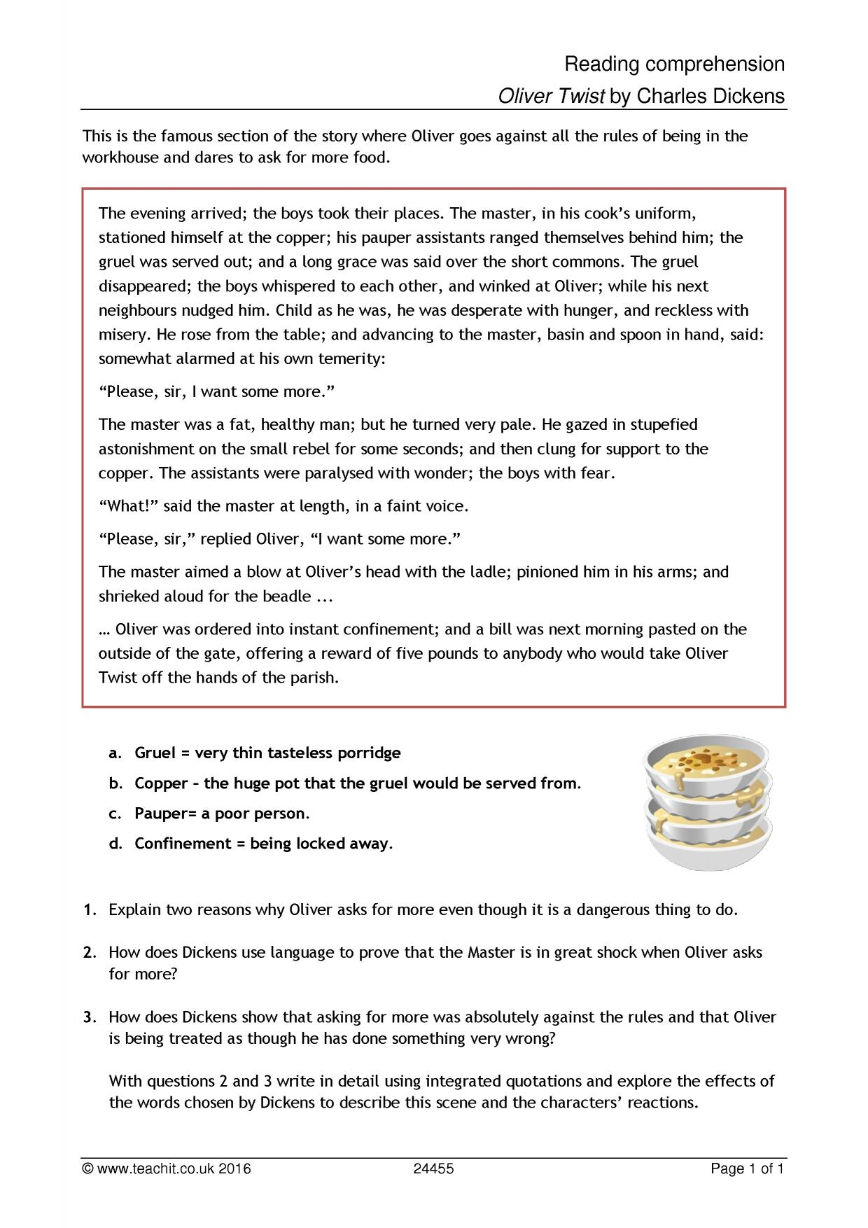 Reading Comprehension S Ks2 Year With Answers Tes Literacy regarding Multiplication Worksheets Year 3 Tes