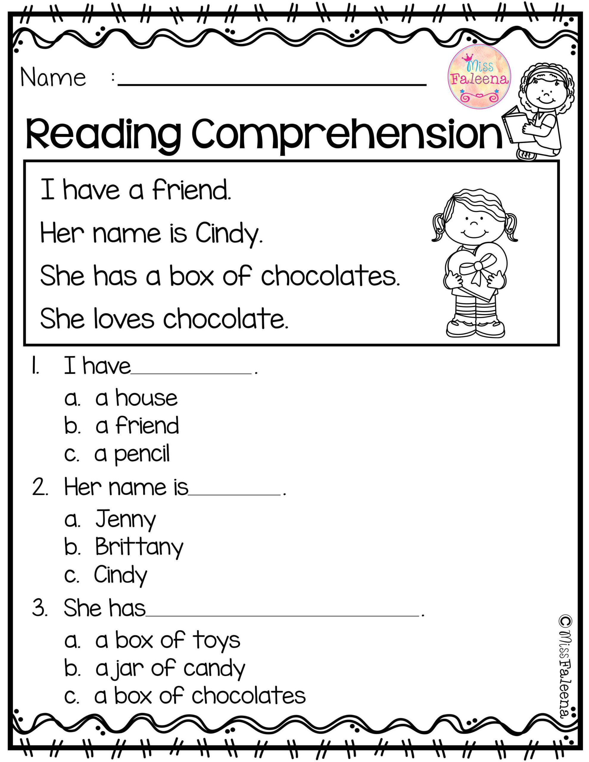 Reading Worskheets: Kindergarten Reading Worksheets. Free throughout Multiplication Worksheets K12