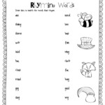 Rhyming Words Match Up: Temple's Teaching Tales | Rhyming With Free Printable Multiplication Rhymes
