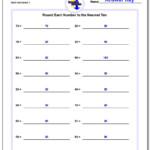 Rounding Numbers with Multiplication Worksheets Entry Level 3