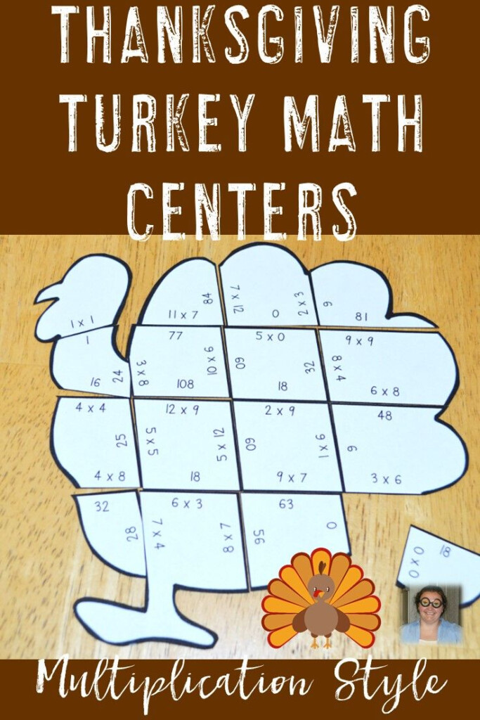 Thanksgiving Math Worksheet Alternative | Thanksgiving Math throughout Printable Multiplication Turkey