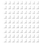 The Multiplication Facts To 81 (B) Math Worksheet inside Printable Multiplication Facts Test
