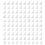 The Multiplying (1 To 10)9 (A) Math Worksheet From The Pertaining To Printable Multiplication Facts Quiz