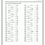 Times Tables Worksheets From Mathsalamanders | Math inside Multiplication Worksheets Ks2 Year 5
