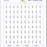 Two Minute Addition Worksheets throughout Multiplication Worksheets Mad Minute
