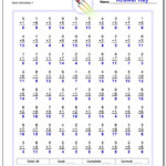 Two Minute Addition Worksheets within Multiplication Worksheets Mad Minute