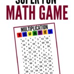 Ultimate Bundle Of Fun Printable Multiplication Worksheets for Printable Multiplication Squares Game