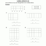 Understanding Multiplication Using Arrays 3A | Free with Printable Multiplication Array Worksheets